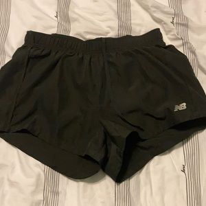 New balance black running shorts